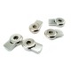 Cord Lock Stopper Single Hole Metal 16mm E 2178