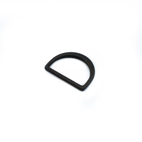 Metal D Ring  2.6 cm Non Welded Nickel Plated Loop Ring for Buckle Straps Bags Belt E 766