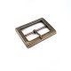 Rectangle Buckle 4 cm Textile Accessory Belt Buckle E 1605