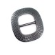 Oval and Patterned Belt Buckle 23 mm E 169