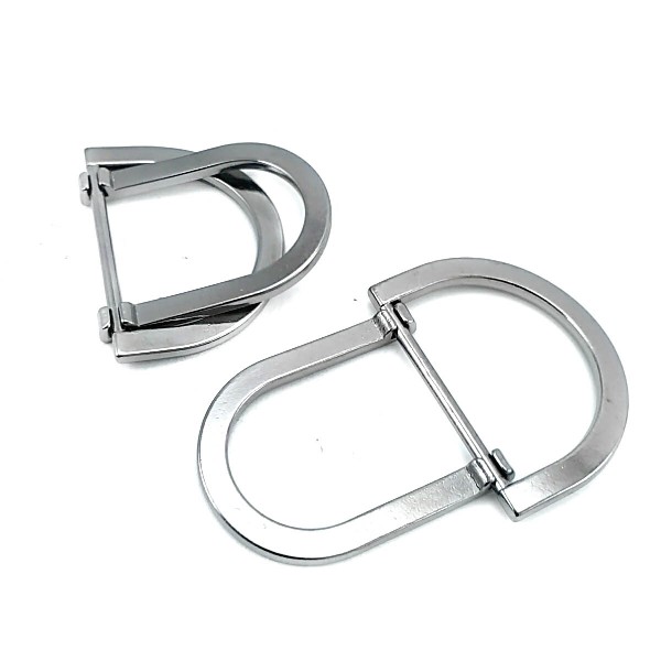 Double Ring D Buckle 23 mm Metal Adjuster and Belt Buckle E 2145