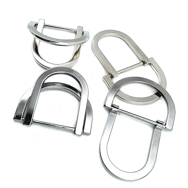 Double Ring D Buckle 23 mm Metal Adjuster and Belt Buckle E 2145