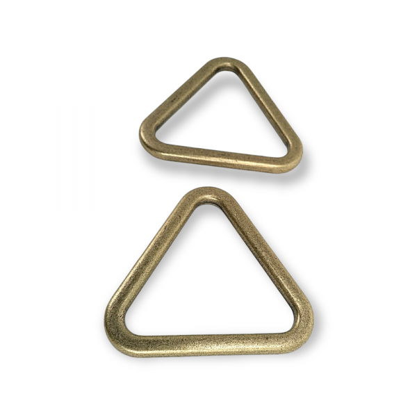 Triangle Ring 3,5 cm Metal Frame Buckle E 2179