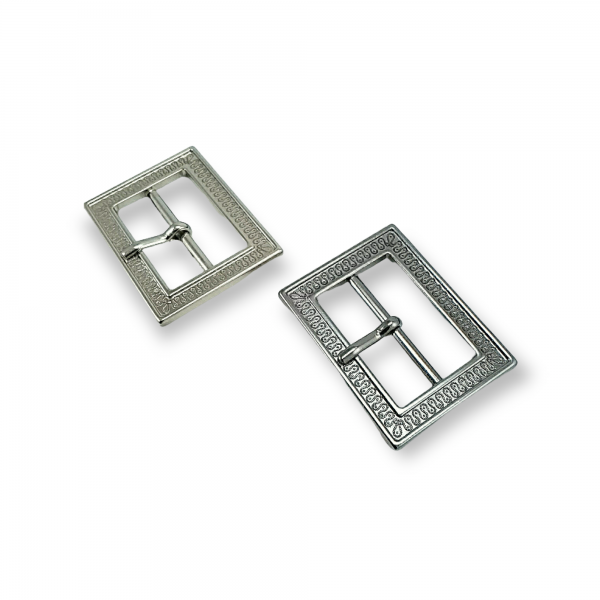 Belt Buckle 30 mm Patterned Rectangular Belt Buckle E 810