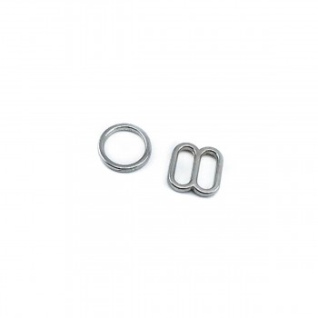 Bra Strap Adjustment Buckle and Ring 7 mm E 2039