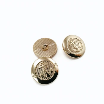 17 mm - 28 L Gold Shank Button Blazer Jacket Button E 2044 G 17 mm - 28 L Gold Shank Button Blazer Jacket Button E 2044 G