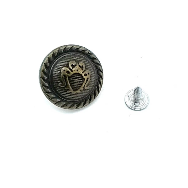 Insect Logo Jeans Button 22 mm 35 L E 235 Insect Logo Jeans Button 22 mm 35 L E 235