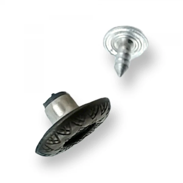 Enameled and Patterned Jeans Button 18 mm 29 L E 503 Enameled and Patterned Jeans Button 18 mm 29 L E 503