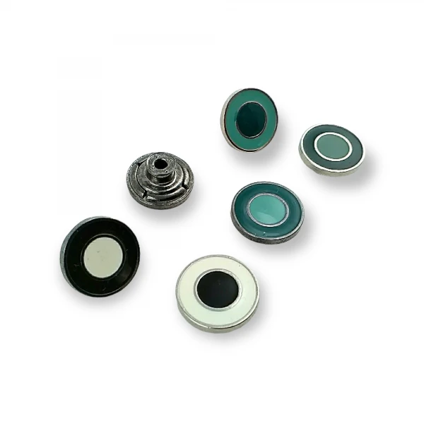 Ring Pattern Enameled Jeans Button 17 mm 27 L E 940 Ring Pattern Enameled Jeans Button 17 mm 27 L E 940