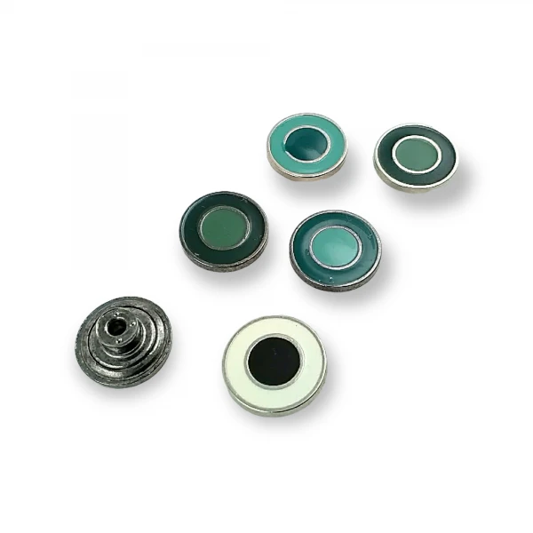 Ring Pattern Enameled Jeans Button 17 mm 27 L E 940 Ring Pattern Enameled Jeans Button 17 mm 27 L E 940