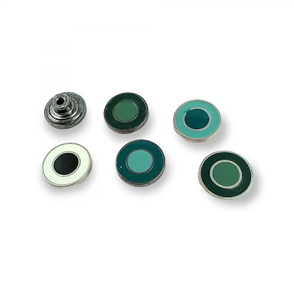 Ring Pattern Enameled Jeans Button 17 mm 27 L E 940 Ring Pattern Enameled Jeans Button 17 mm 27 L E 940